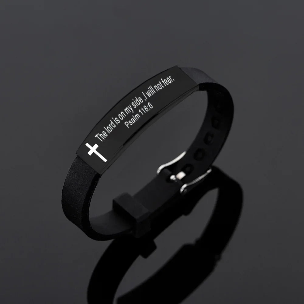 Bible Silicone Bracelet – Wear Your Faith with Pride