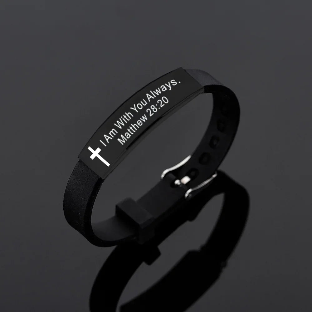 Bible Silicone Bracelet – Wear Your Faith with Pride