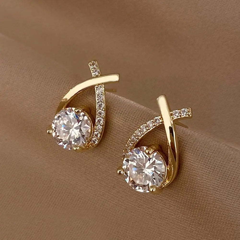 Aunna Cross Stud Earrings