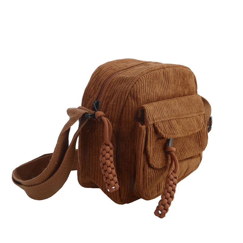 Aunna's Corduroy Small Shoulder Bag