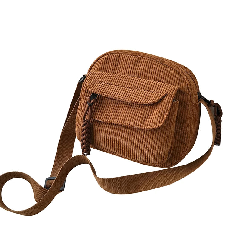 Aunna's Corduroy Small Shoulder Bag